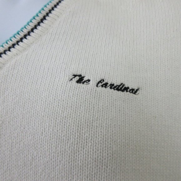 La Mode Active Sportswear Sweater Vest 100% Cotton Size XL Golf "The Cardinal" - Picture 2 of 6
